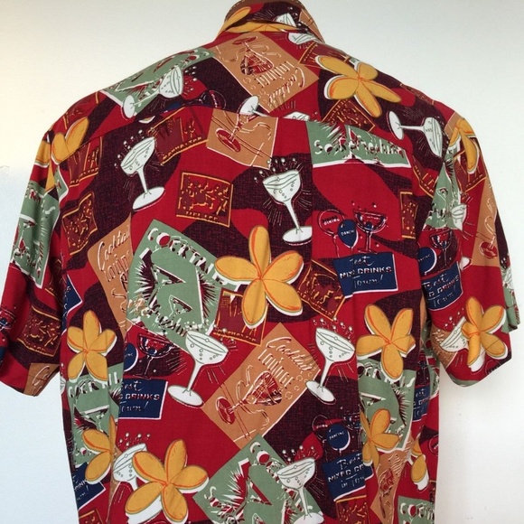 John Henry Hawaiian Camp Rayon Multi-Color XXL 3XL - Picture 2 of 7